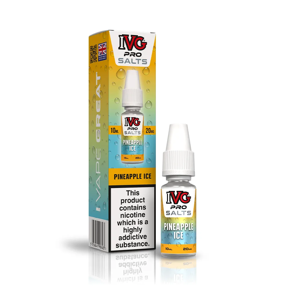 Pineapple Ice Nic Salt E-Liquid by IVG Pro Salts 10ml
